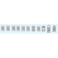 Ổ Cắm Công Tắc Series S68G EURO