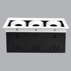 ĐÈN DOWNLIGHT MẶT VUÔNG BA BÓNG MPE