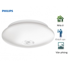 Đèn Ốp Trần Led Cảm Biến Thông Minh Philips 62234 DANTA 65K/27K SENSOR LED 16W (4x4W)