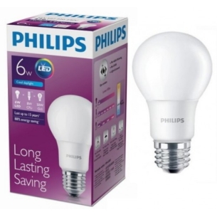 Bóng đèn Ledbulb Philips 6W phong cách chiếu sáng tiết kiệm