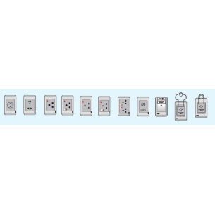 Ổ Cắm Công Tắc Series S68G EURO