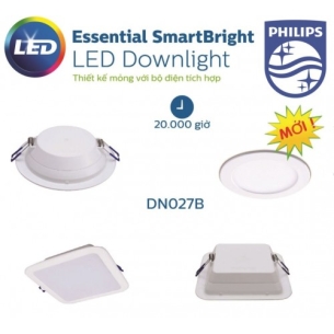 Đèn Downlight âm trần Led Philips DN027B 10W/CW ánh sáng trắng