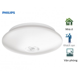 Đèn Ốp Trần Led Cảm Biến Thông Minh Philips 62234 DANTA 65K/27K SENSOR LED 16W (4x4W)